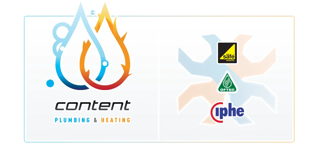 Content Plumbing and Heating Logo